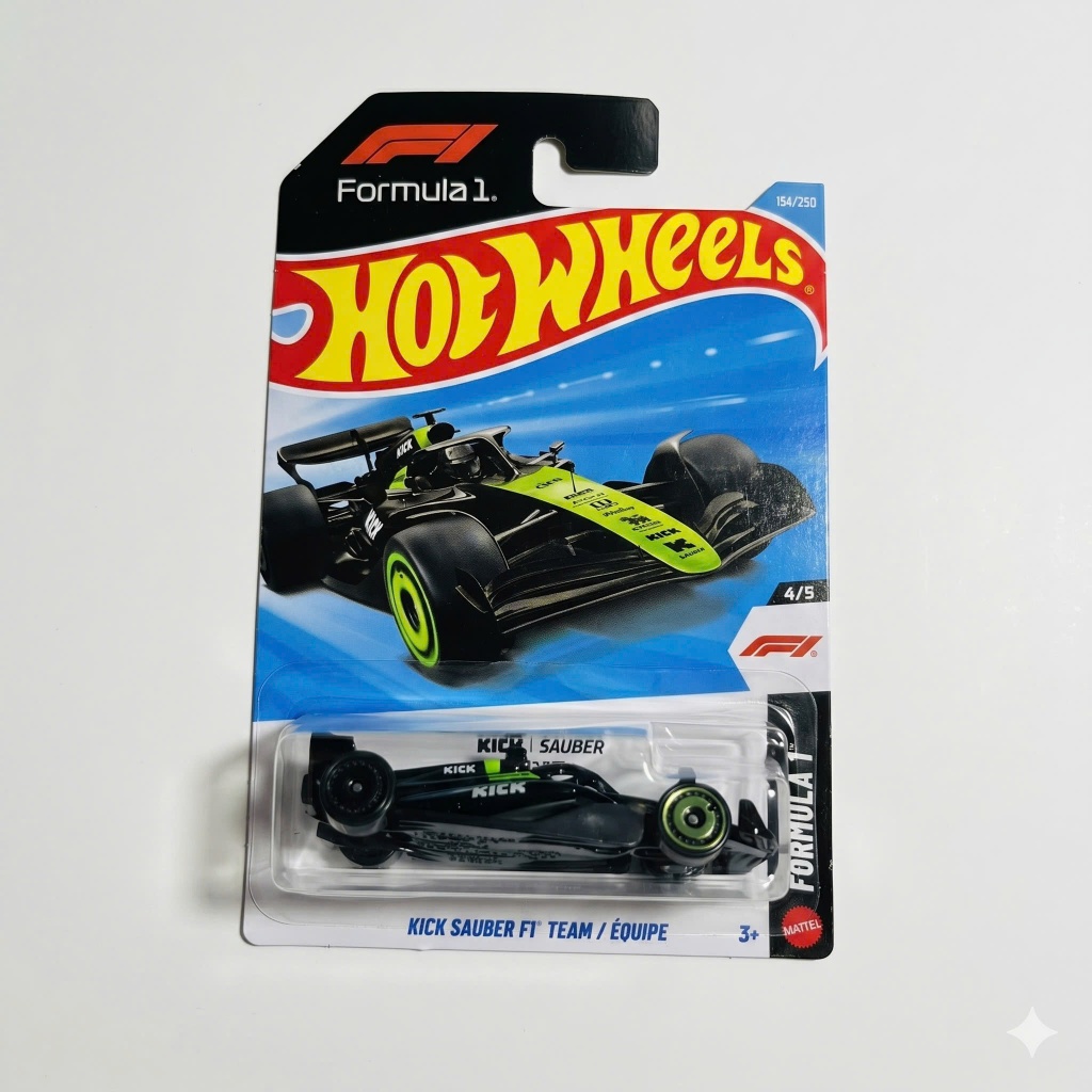 MiniToys Xe ô tô mô hình Hot Wheels KICK SAUBER F1 TEAM/EQUIPE