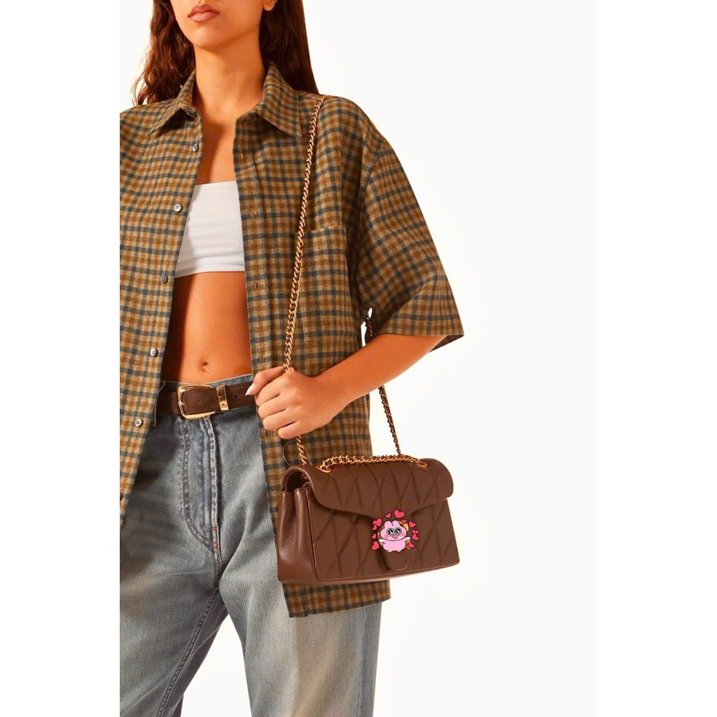 Túi xách TABBY SHOULDER BAG 26 CP150 màu nâu hạt dẻ