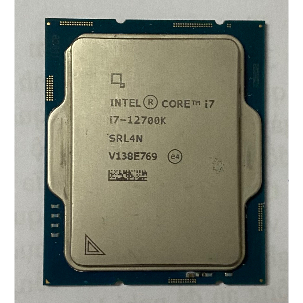CPU lỗi intel i7 12700k