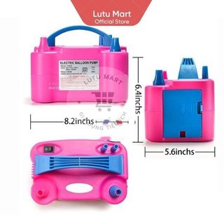 Máy Bơm Bóng, Bơm Phao 2 Đầu Bơm Bằng Điện Siêu Khỏe Loại 1 - Lutu Mart