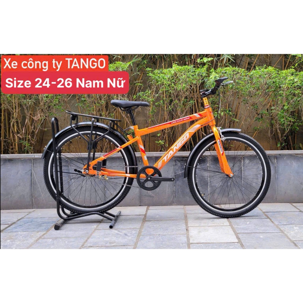Xe đạp thể thao địa hình xe mini Tango New 2026 size 24-26 tặng phụ kiện theo xe