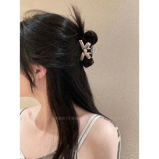 Kẹp tóc nơ bạc Coquette