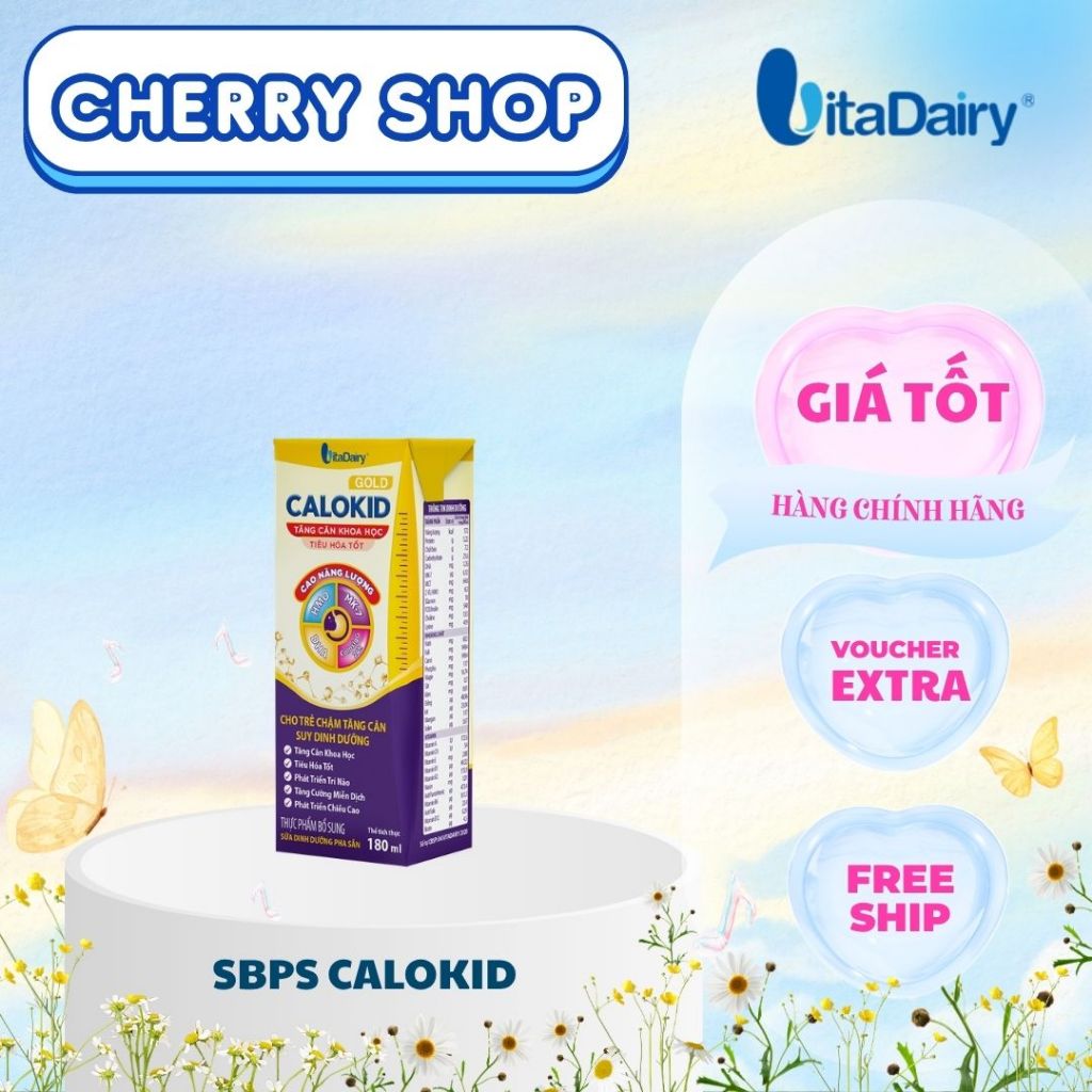 SUDD Calokid 110ml/180ml - Tăng cân khoa học - Vitadairy - Hàng Chính Hãng