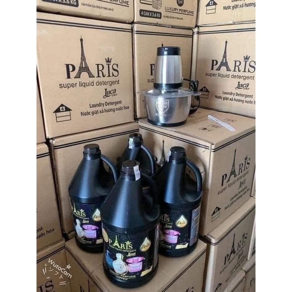 Thùng 4 can/Nước giặt PARI 3.6lit/can