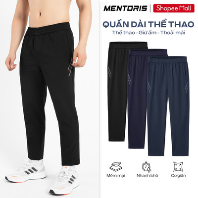 Quần Dài Nam MENTORIS, Quần Gió Nam Dệt Texture Vân Chìm Cao Cấp,Thiết Kế Thể Thao,Trẻ Trung MDC2502