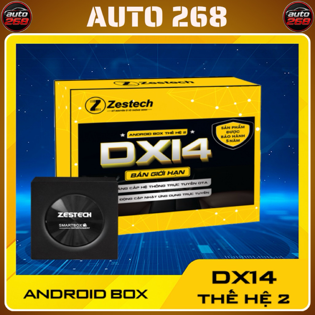 Zestech DX14 PLUS thế hệ 2 NEW 2026 - Android box ô tô Zestech bản giới hạn Ram 8gb, Rom 128gb