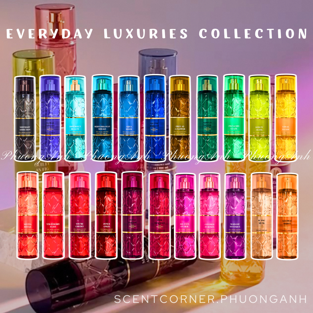 If You Musk | Midnight addiction | Guilty As Fig | Pink Obsessed - Xịt Thơm Body Mist 236ml