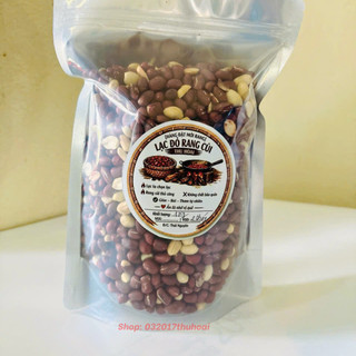 Lạc đỏ rang bếp củi nhà làm  [500g -1 kg]- Đậu phộng quê rang tay giòn thơm, đặt rang mới mỗi ngày