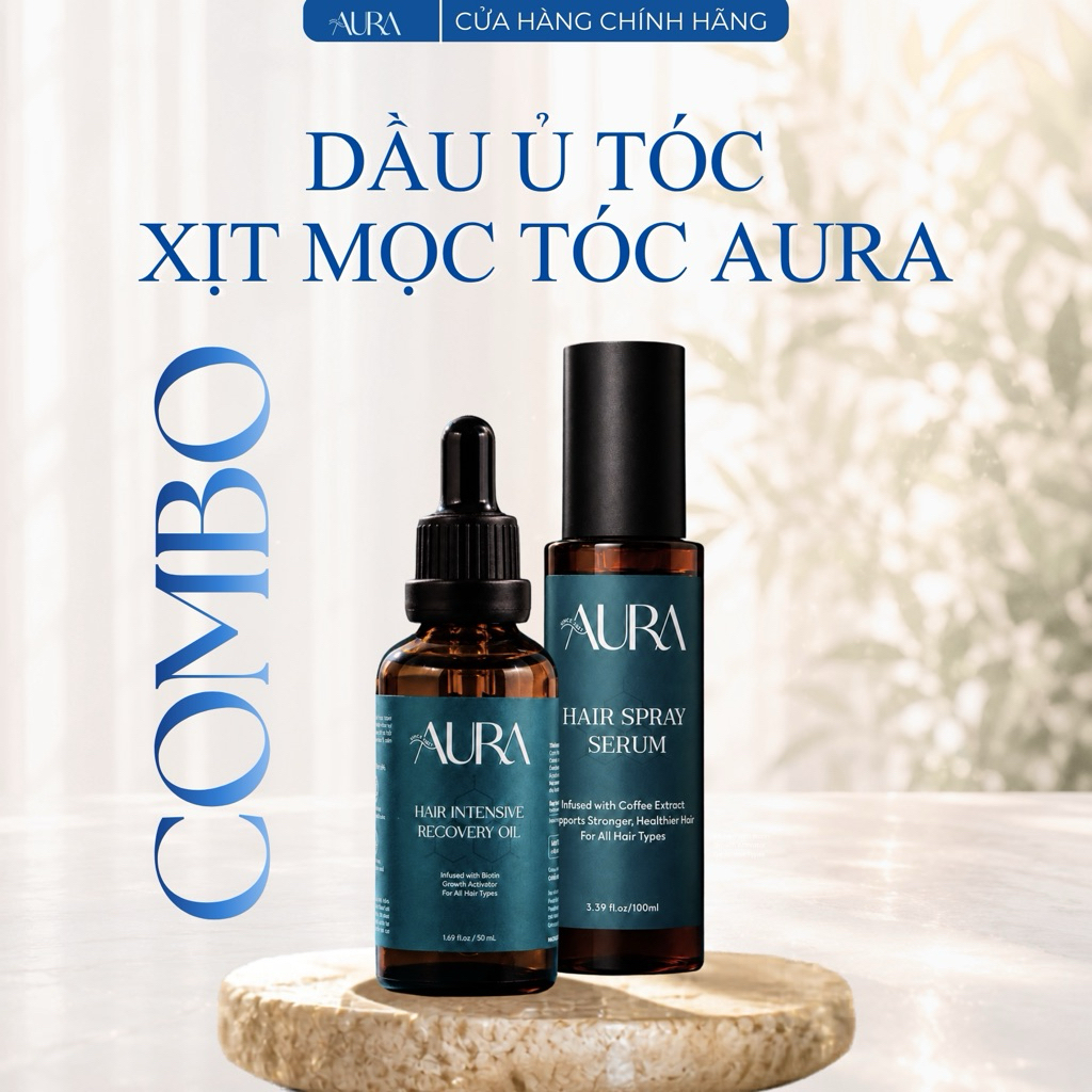Combo Dầu Ủ & Xịt Biotin Caffein