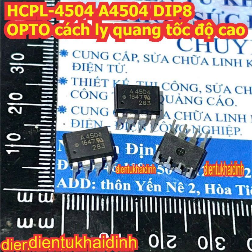 3 con HCPL-4504 A4504 DIP8 OPTO cách ly quang tốc độ cao kde1045