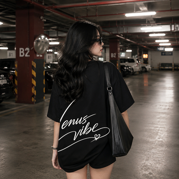 Áo thun unisex Venus Vibe form rộng phong cách streetwear cá tính Wings Studio