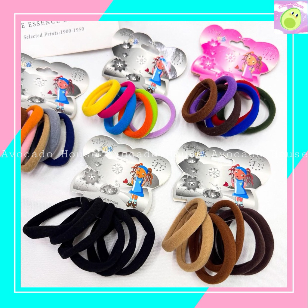 Xâu 6 sợi dây thun cột tóc mềm mại