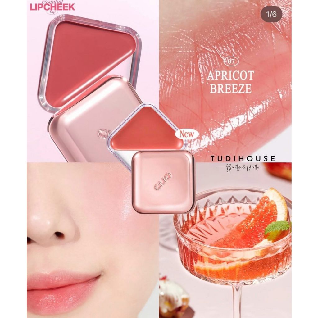 má hồng , son dưỡng 2in1 Essential Lip & Cheek Tap 4.5g