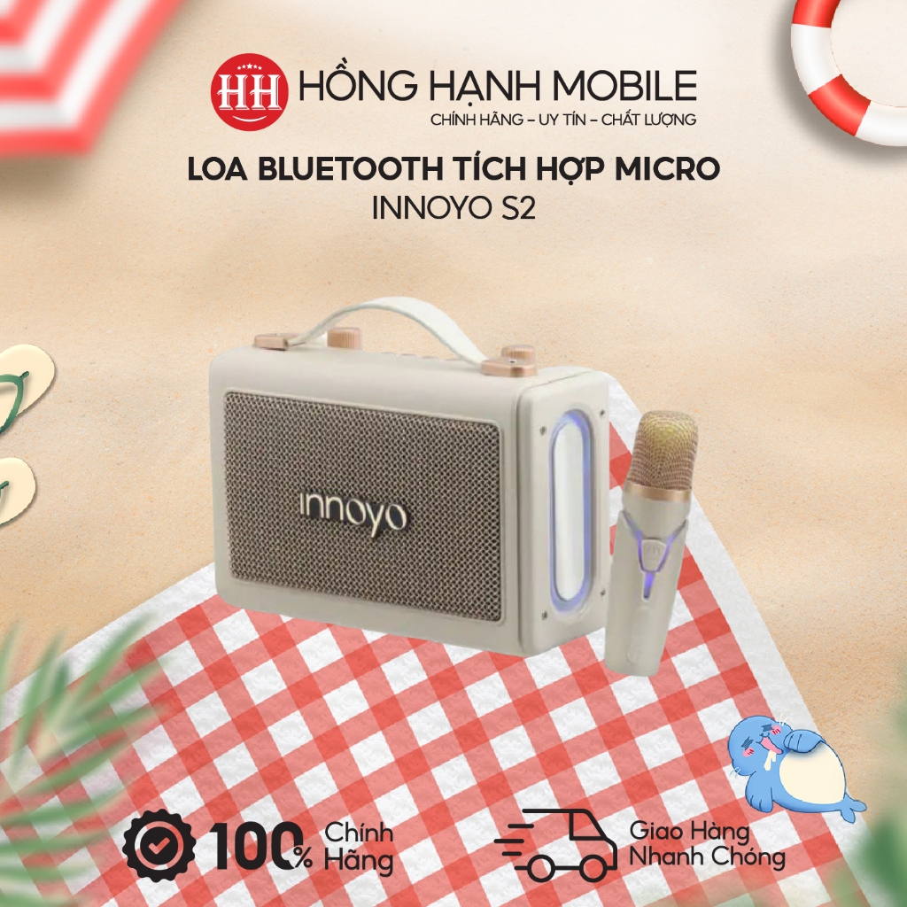 Loa Bluetooth Tích Hợp Micro Innoyo S2 - Hàng Chính Hãng