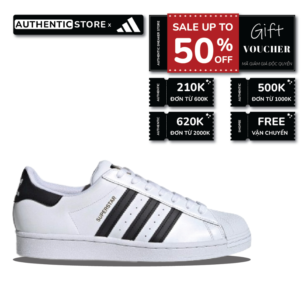 | CHÍNH HÃNG | Giày Adidas Superstar 'White Black' EG4958 ♡