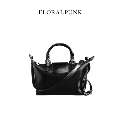 Túi Xách Floralpunk City Shopper - Small - Màu Đen - Chất liệu Nylon cao cấp - Đeo chéo