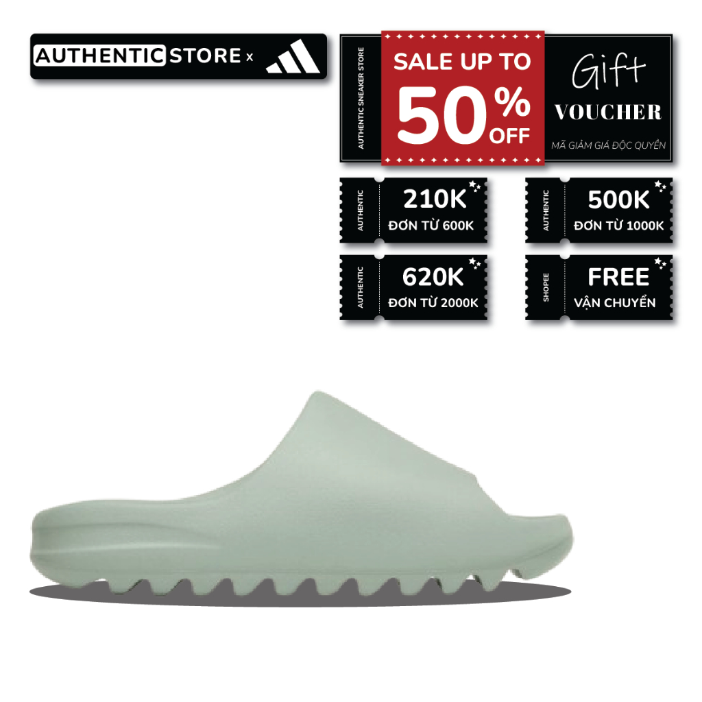 | CHÍNH HÃNG | Dép Adidas Slide 'Salt' ID5480, Dép Cao Su Đi Biển ♡