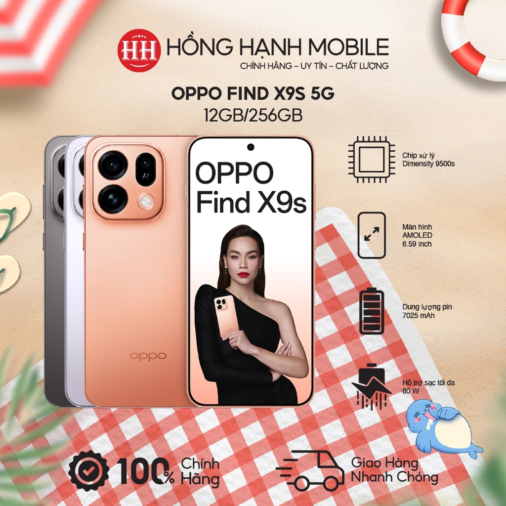 Điện Thoại Oppo Find X9s 5G 12GB/256GB - Hàng Chính Hãng