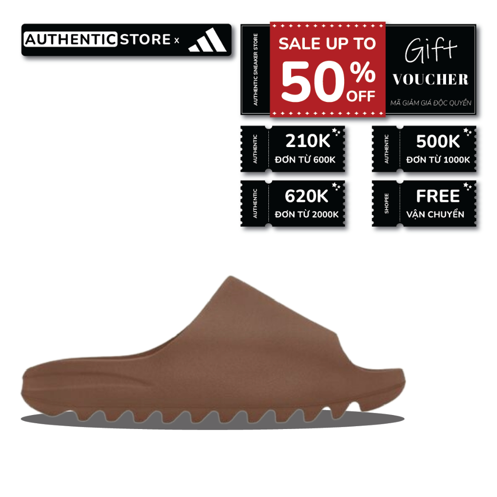 | CHÍNH HÃNG | Dép Adidas Slide ‘Flax’ FZ5896, Dép Cao Su Đi Biển ♡