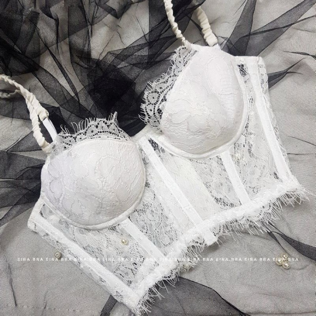 Pass Áo CORSET ren trắng size S[ẢNH THẬT SHOP CHỤP]- EIRA.BRA