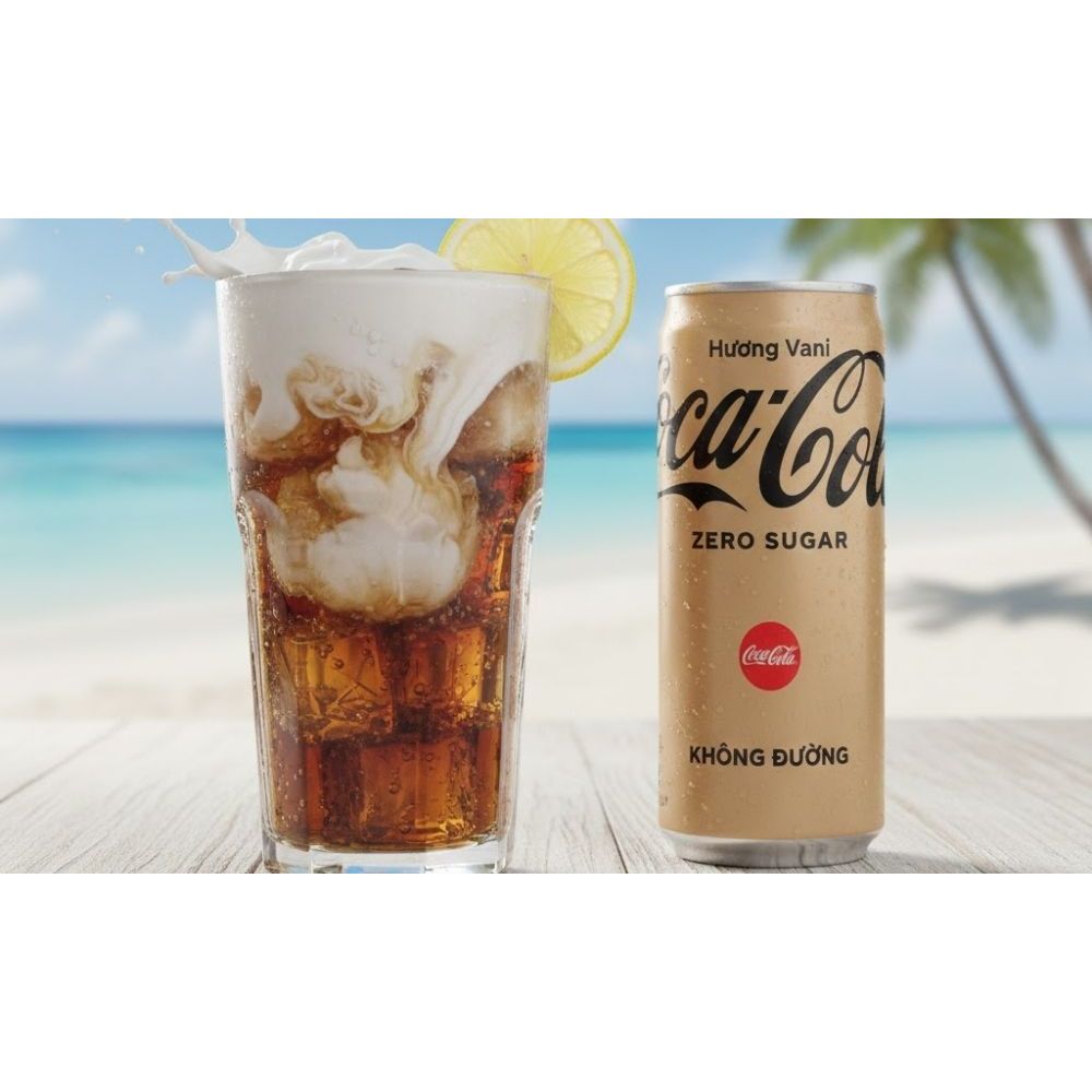 Coca zero - Cocazero vani dung tích 320ml