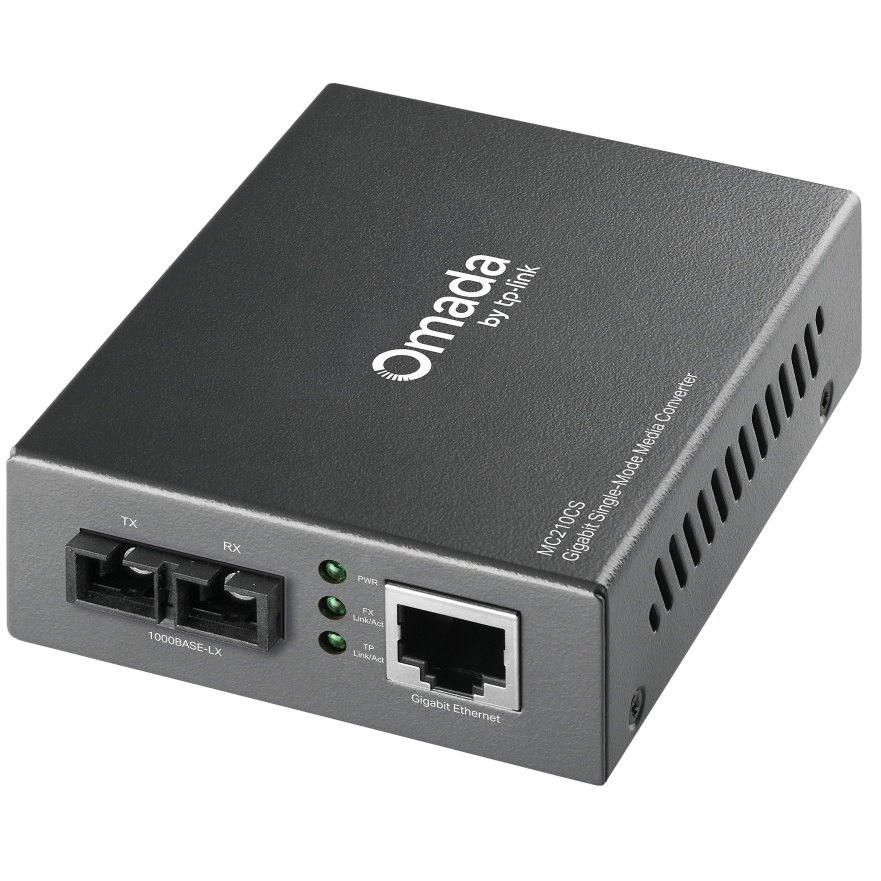 Bộ Chuyển Đổi Quang Điện Single-Mode Gigabit TP-Link Omada MC210CS