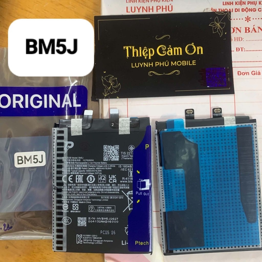 Pin mi 12T 5G/mi 12T pro 5G/k50 ultra/BM5J