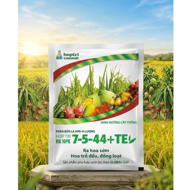 Hợp Trí HK NPK 7-5-44+TE– ( gói 250g )