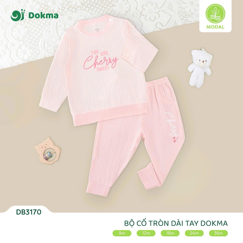 (8-13kg) Bộ Dài Tay Dokma Bé Trai, Bé Gái DB2412 DB3170 DB3116 DB3176 DB3021