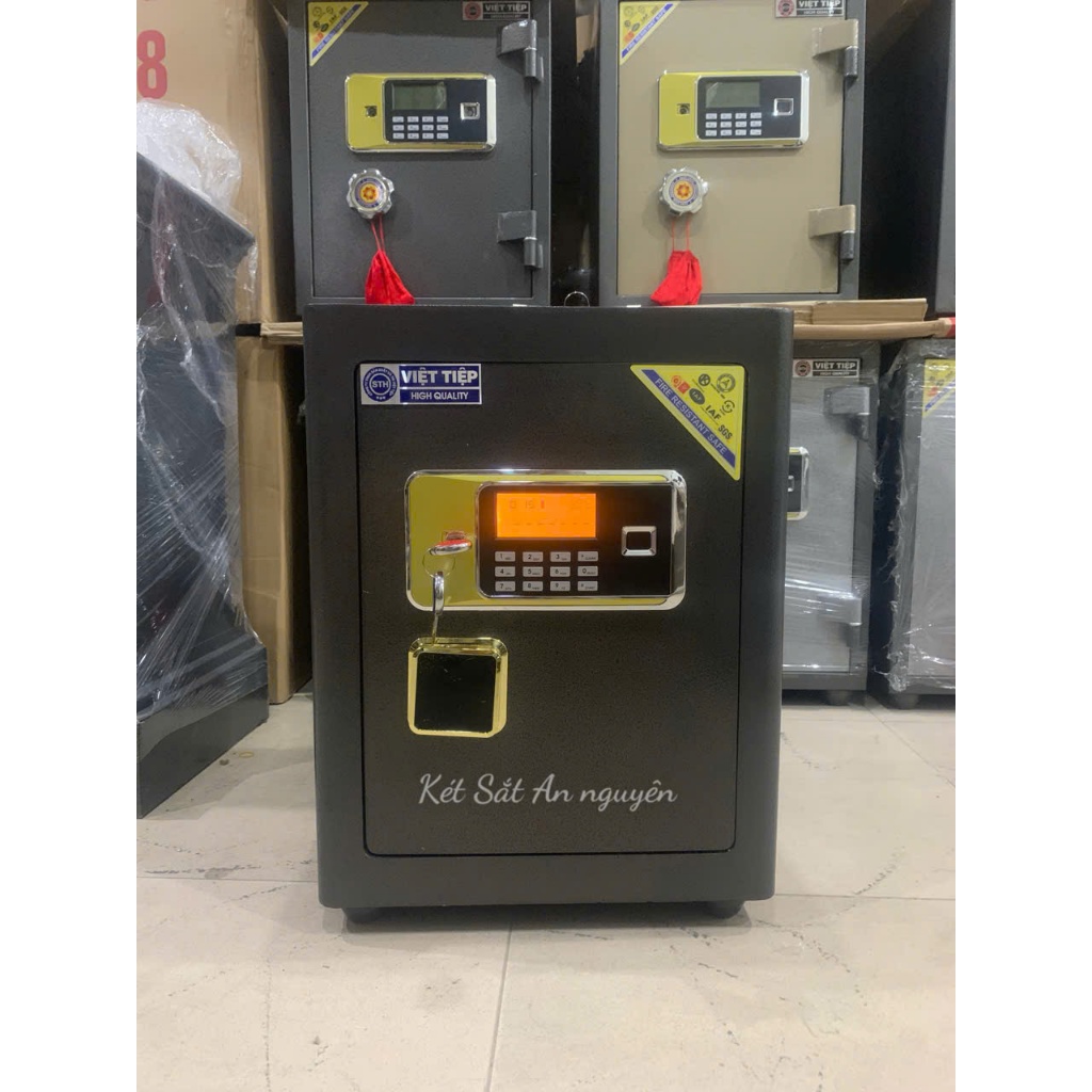 Két Sắt Việt Tiệp KC50 Khóa Điện Tử Cánh thép 7ly 50kg
