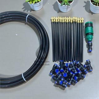 Bộ kit phun sương tưới cây HP152 dùng béc 20cm uốn cong kèm khớp nối nhanh kết nối vòi nước 21 - 27