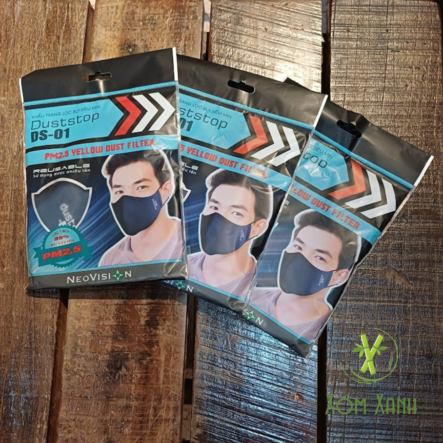 NEOVISON, KHẨU TRANG LỌC BỤI SIÊU MỊN DUSTSTOP DS01 , XÓM XANH – NEOVISION, FACE MASK DUSTSTOP DS01