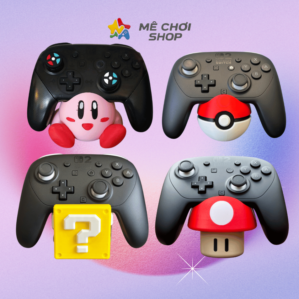 Giá đỡ tay cầm cho Nintendo Switch Pro Controller , PS4 , PS5 , XBOX nhiều chủ đề