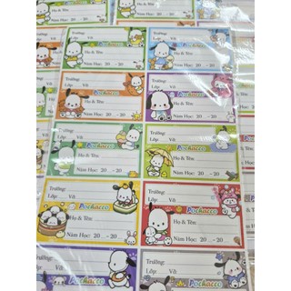 50 chiếc nhãn vở bóc dán đẹp