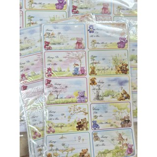 50 chiếc nhãn vở bóc dán đẹp