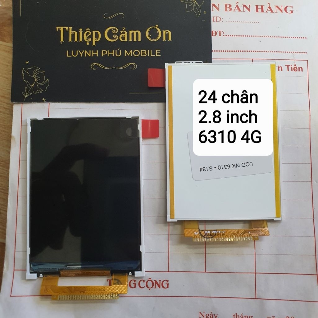 Màn hình máy 6310 4G /24 chân/kích thước 2.8 inch ảnh thật