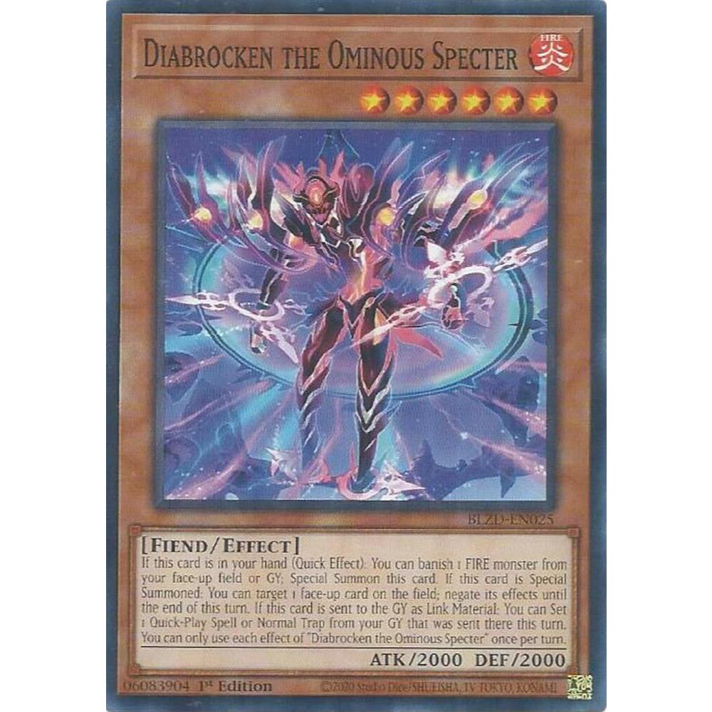 (PhUyên) Thẻ bài TCG-UK Diabrocken the Ominous Specter - Blazing Dominion (BLZD)