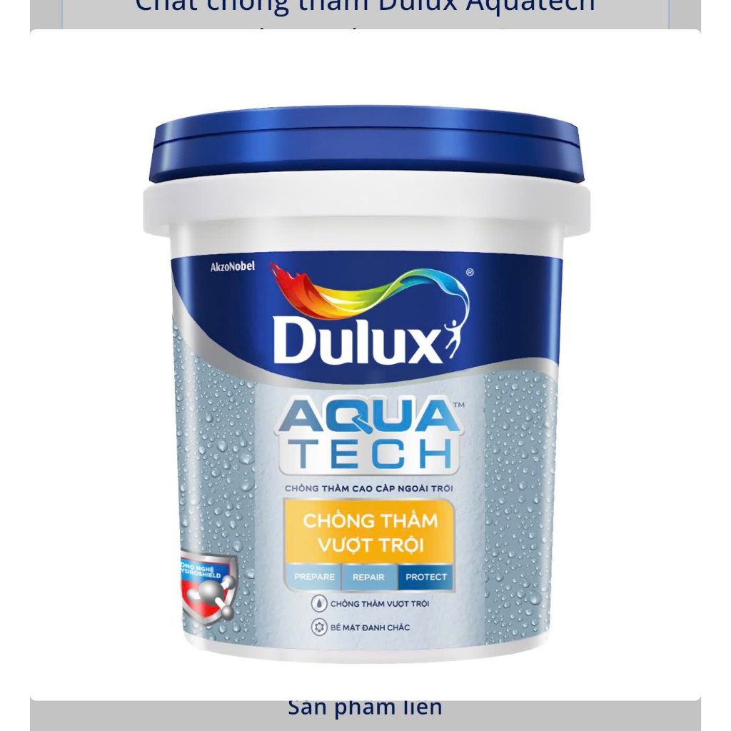 6KG - CHẤT CHỐNG THẤM VƯỢT TRỘI DULUX AQUATECH Y65
