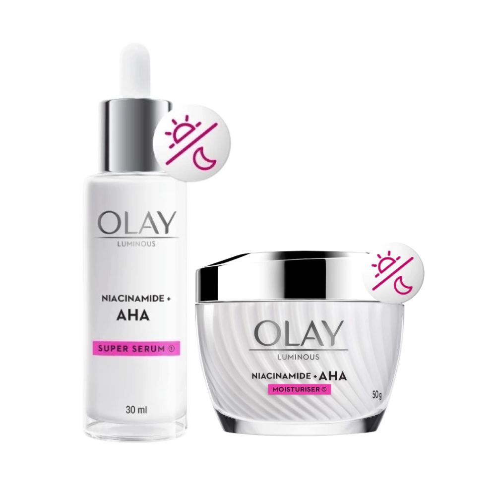 Ảnh 42 của Kem dưỡng ẩm, Serum OLAY LUMINOUS NIACINAMIDE + VITAMIN C mờ vết thâm, đốm nâu, sáng da 50g.