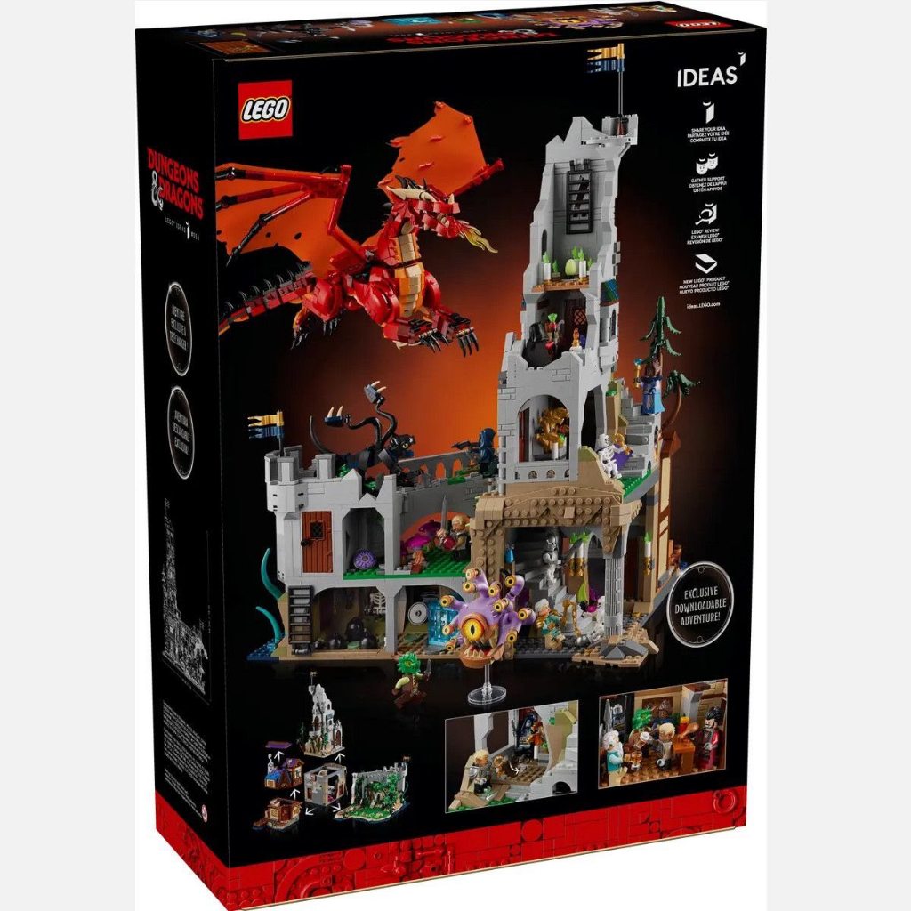 Lego 21348 Dungeons & Dragons: Red Dragon's Tale - Câu chuyện Rồng Đỏ