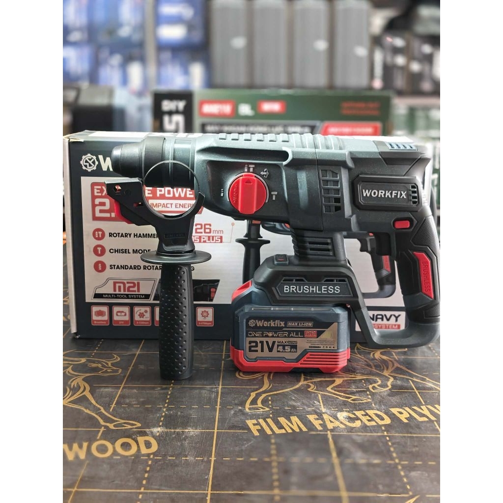 ⚡ Máy Khoan Búa Pin Workfix WF-RH2326BL – 21V BL Motor ⚡
