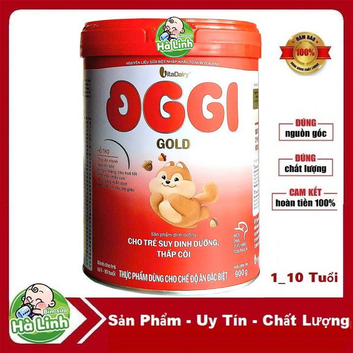Sữa Bột OGGI Oggi Gold suy dinh dưỡng 900g [Date 2028]