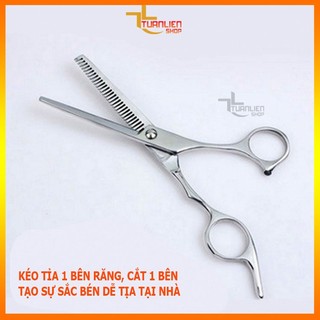 Bộ 2 Kéo Cắt Và Tỉa Tóc Cao Cấp - Kéo Cắt Tóc - Kéo Tỉa Tóc