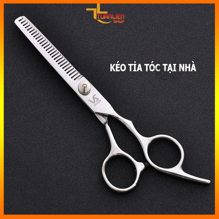 Kéo Tỉa tóc AC02 hiệu VS (Trắng) - Kéo Tỉa Tóc Gia Đình