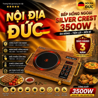 Bếp Hồng Ngoại Đức SilverCrest tiêu chuẩn châu Âu
