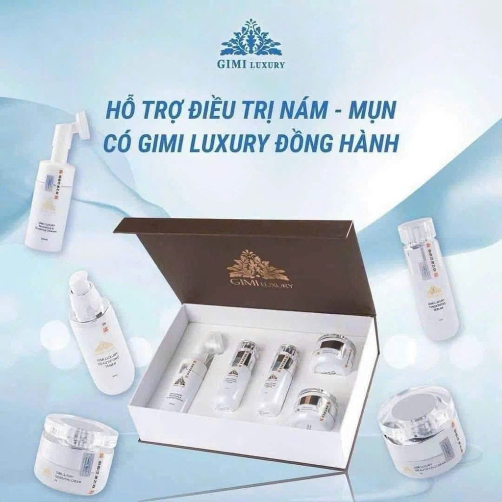 ( Chính Hãng 💯%)Bộ Kem Nám Gimi Luxury VIP 40ml Chính Hãng mẫu mới nhất 2025 ( date 2/ 2028)