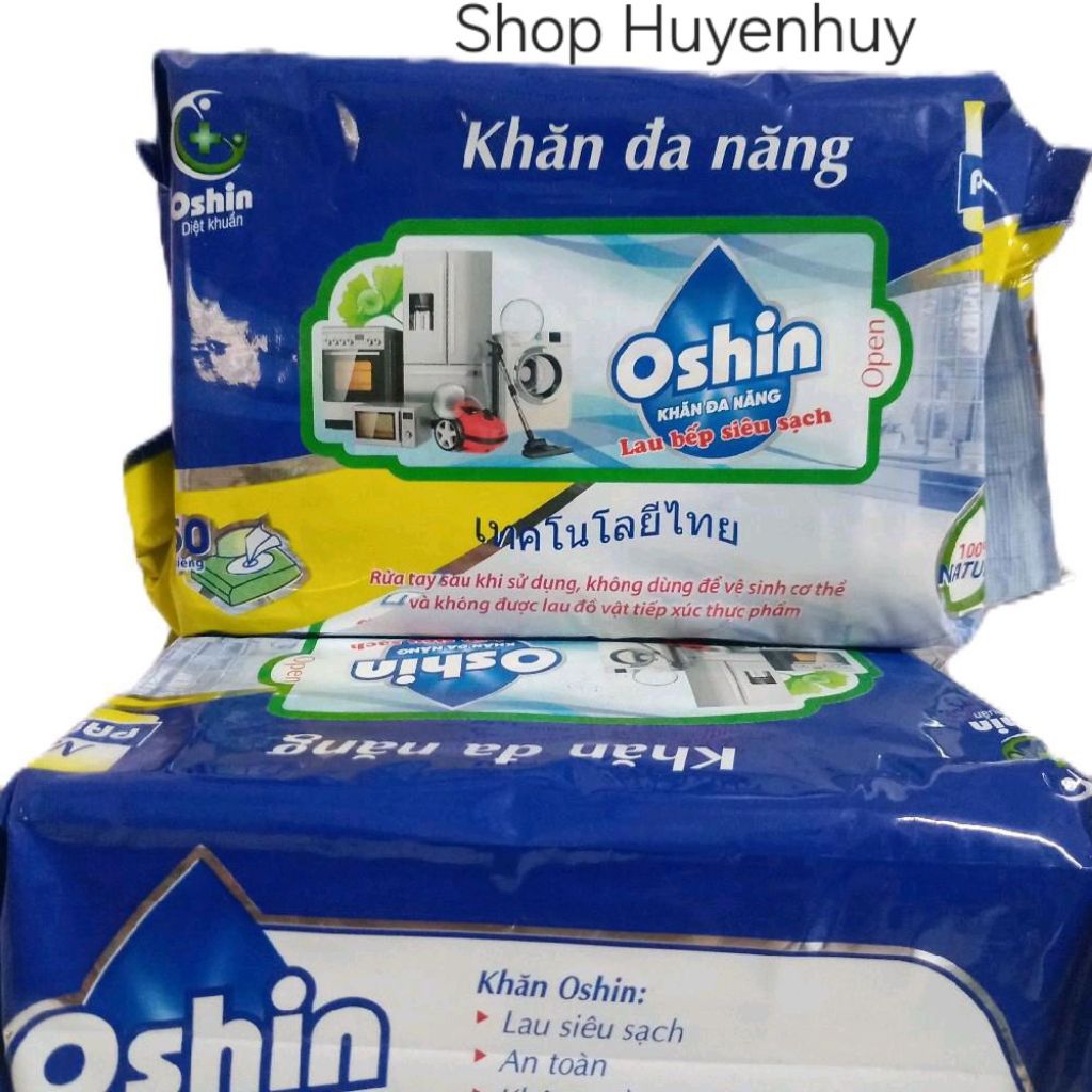 Khăn lau đa năng Oshin 50 tờ