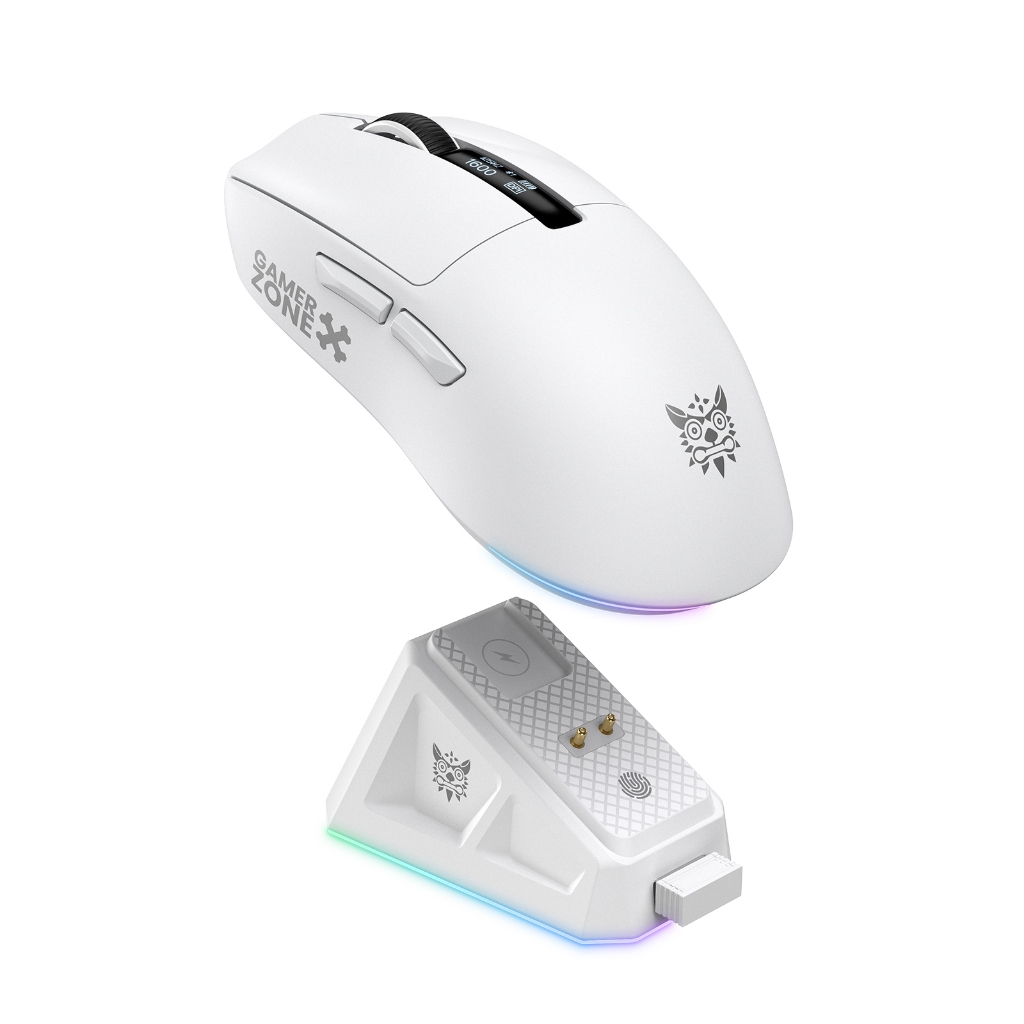 Chuột Không Dây Bluetooth Chuyên Gaming onikuma DM07 3MODE Chip Khủng PAW3311 Pollingrate 1Khz pin 500mAh có dock sạc | BigBuy360 - bigbuy360.vn