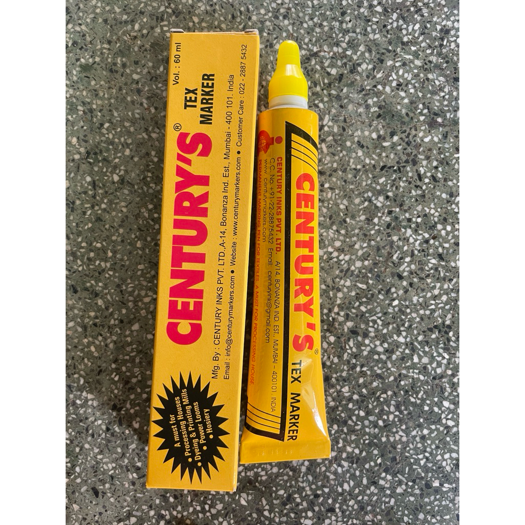 Century's Tex Marker bút đánh dấu lên vải không phai