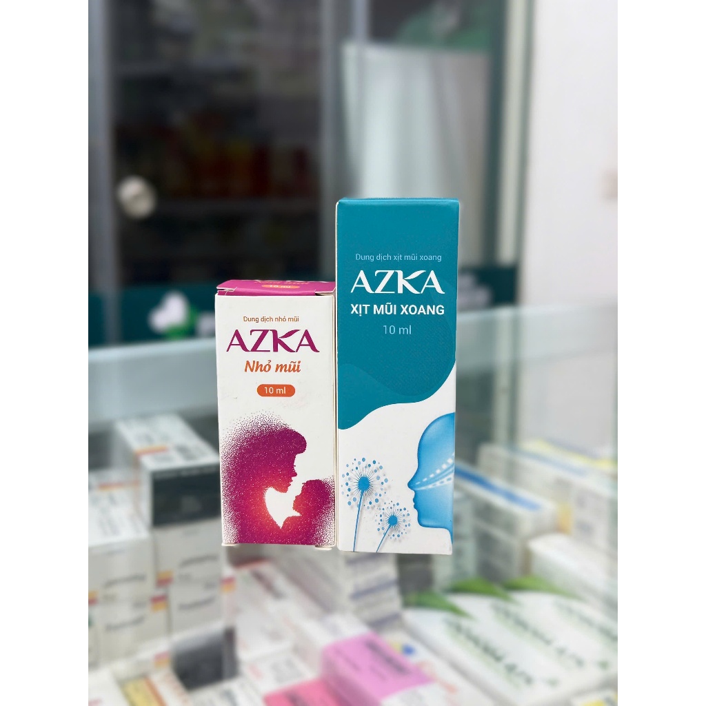 [VH. HANH] CE66 Dung dịch nhỏ mũi AZKA cho trẻ em và người lớn hỗ trợ làm sạch thông thoáng đường th